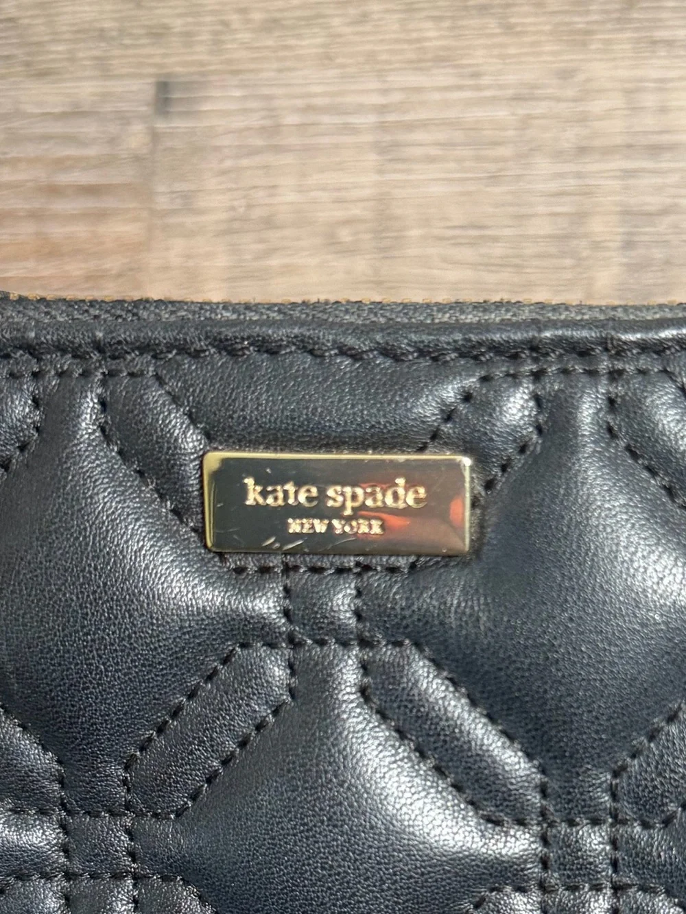 Kate Spade Astor Court Linet Quilted Leather Mini Shoulder Bag Black